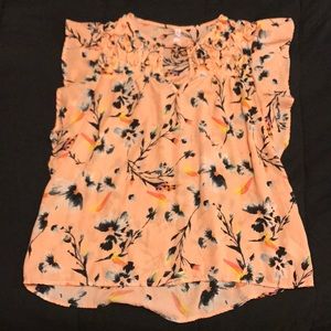 Floral printed short sleeve